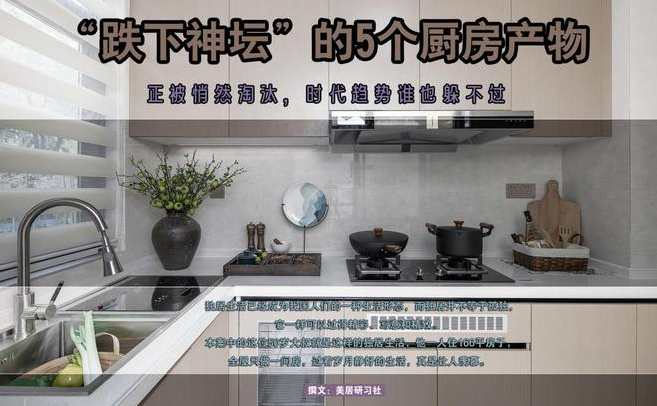 山水人家裝飾：“跌下神壇”的5個廚房產(chǎn)物，正被悄然淘汰，時代趨勢誰也躲不過