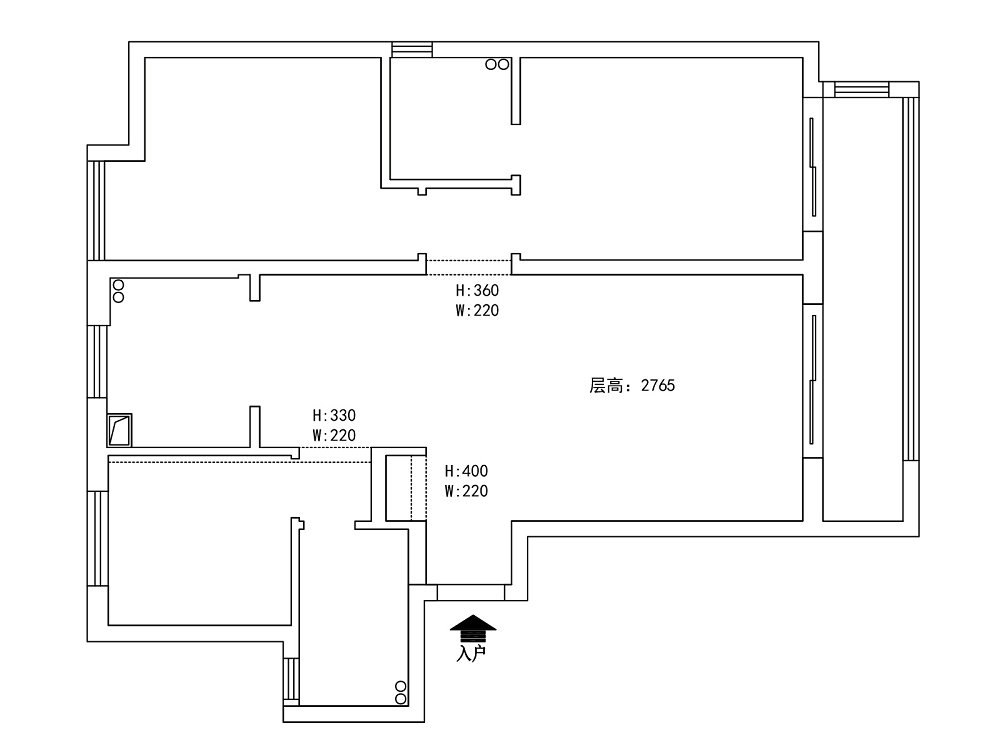 融創(chuàng)瀾岸120平現(xiàn)代風格裝修效果圖