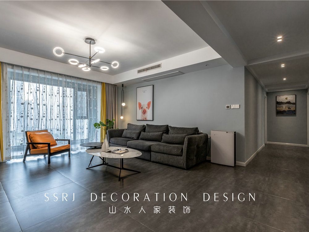 光谷匯景170平現(xiàn)代風格裝修效果圖